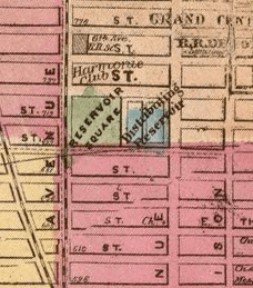 Croton Reservoir in Central Park, 1874
