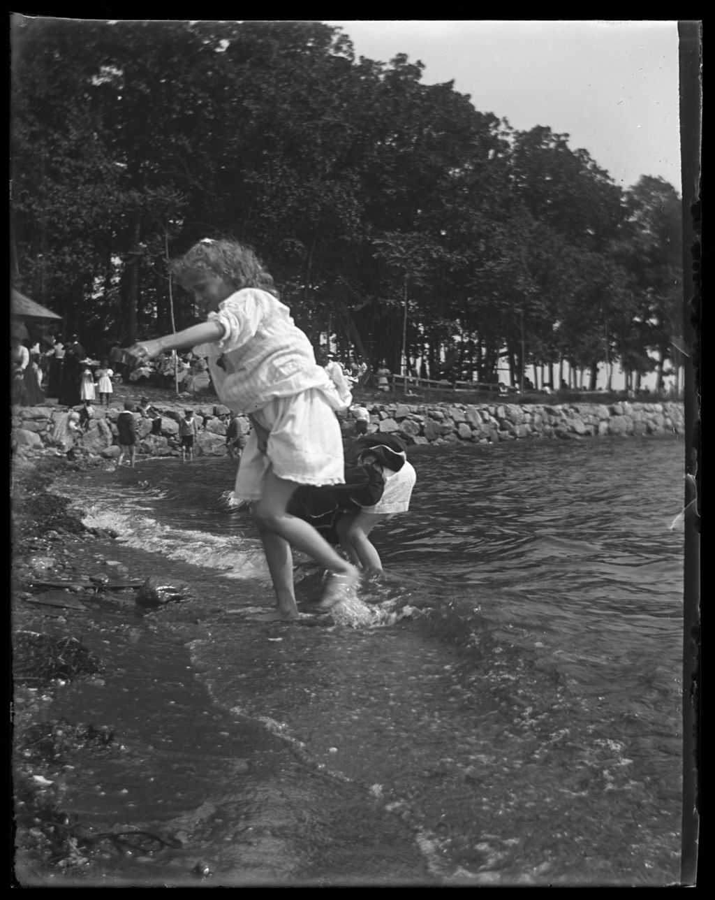 Children Wading at Croton Point
