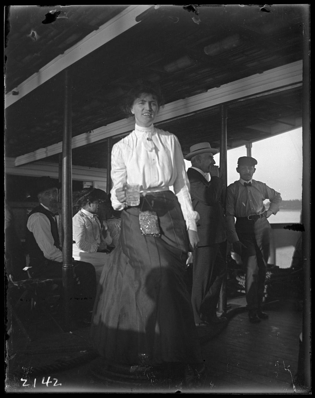 Croton Point Excursion, Woman with Beer