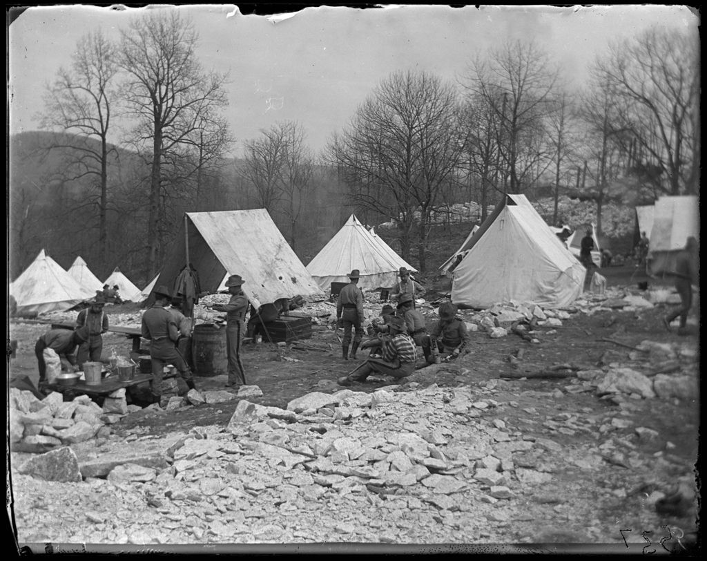Dam Strike (1900) — Dam Strike 1900 Quarry Camp