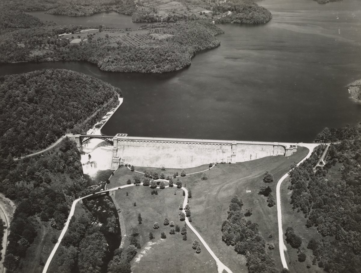 New Croton Dam — Aerial View (1931)