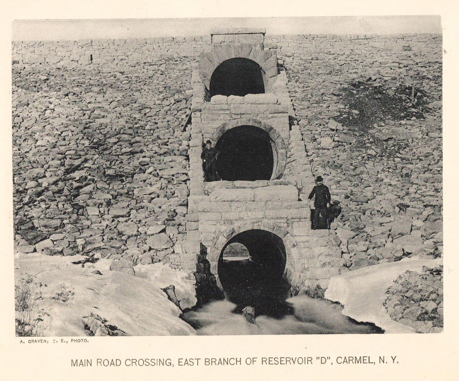 Croton Aqueduct — Croton Aqueduct Reservoir D 1895