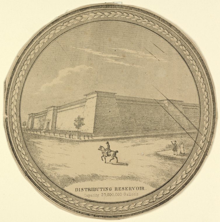 Distributing Reservoir — Capacity 20,000,000 Gallons