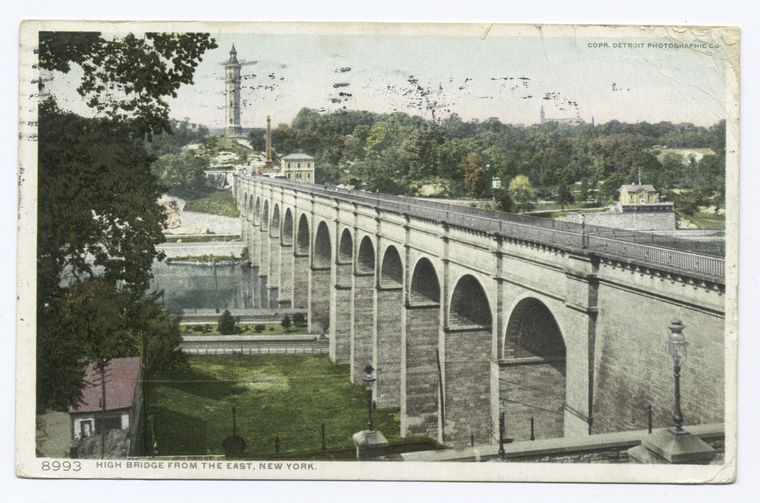High Bridge from the East — Postcard (1898)