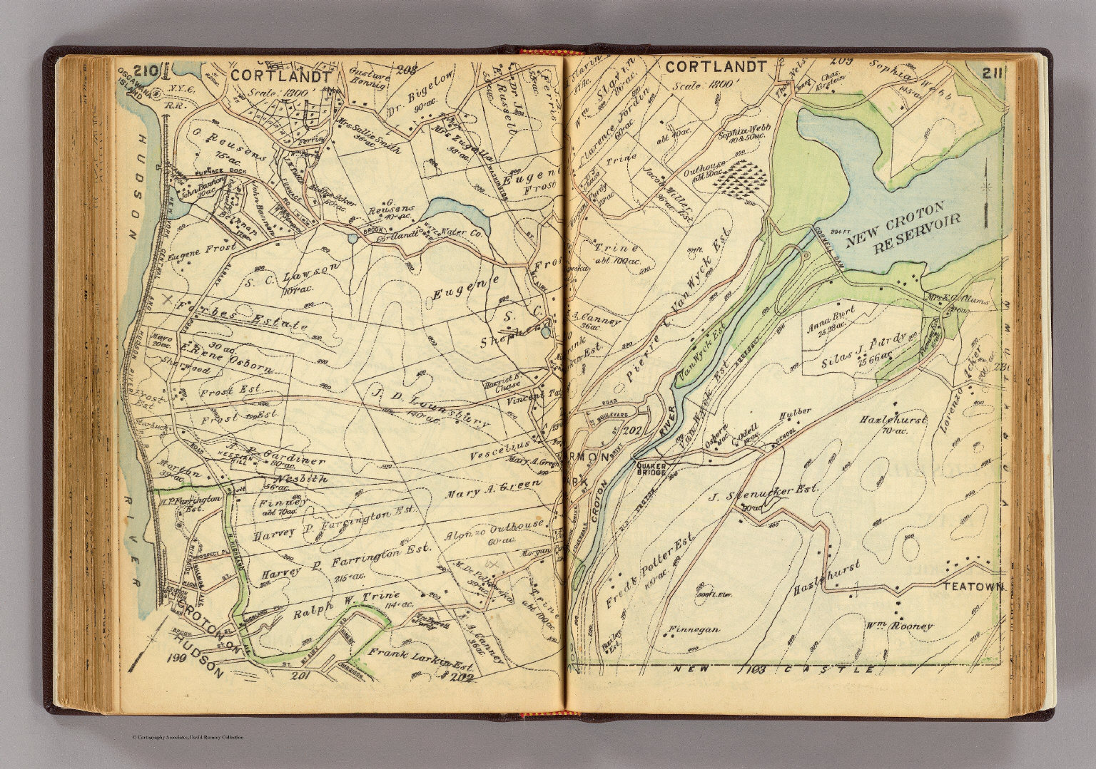 Bromley Atlas — Town of Cortlandt (1914)