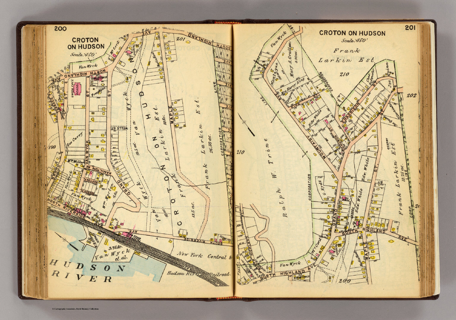 Bromley Atlas — Croton on Hudson (1914)