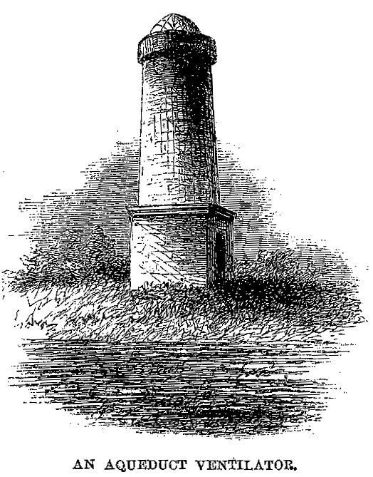 An Aqueduct Ventilator — Harper's Magazine (1860)